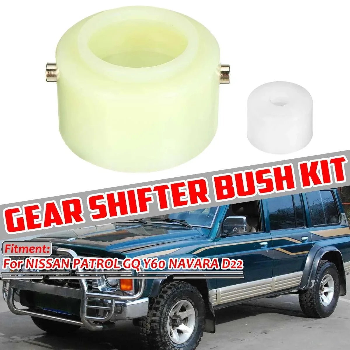 Shifter Bushing Gearbox Shifter Bush Kit 32850‑V5001 32861‑01G00 for Nissan Patrol GQ's All Models Navara D22 Models