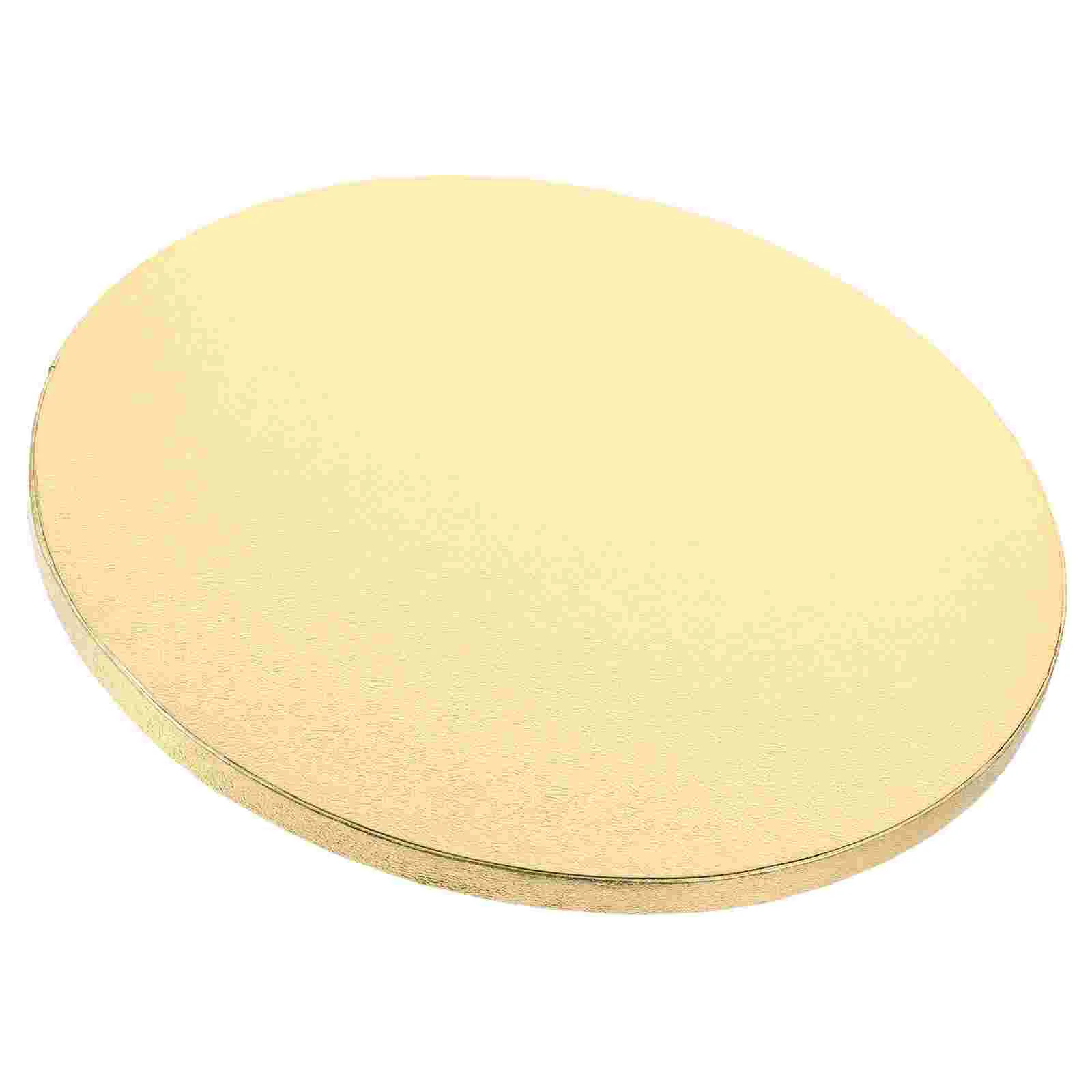 Cake Round Bases 10-inch Drum Decorative Boards Party Trays White Paper