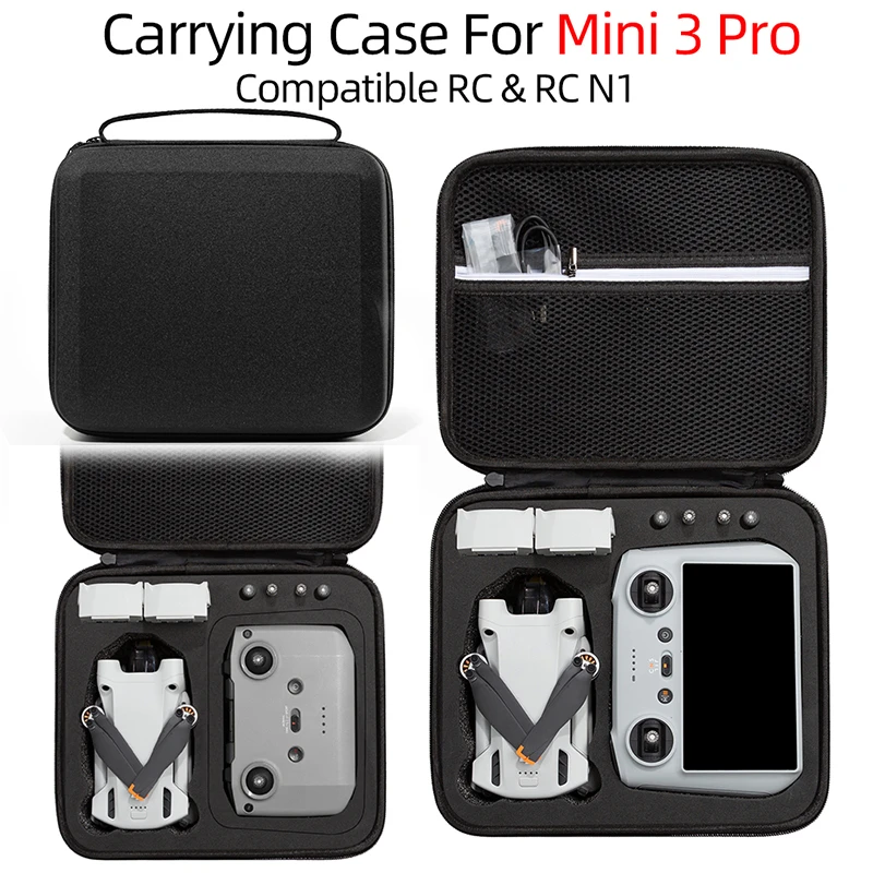 

Storage Bag For DJI Mini 3 Pro Drone Remote Controller Handbag Carrying Case for DJI Mini 3 Pro Accessories Portable Box