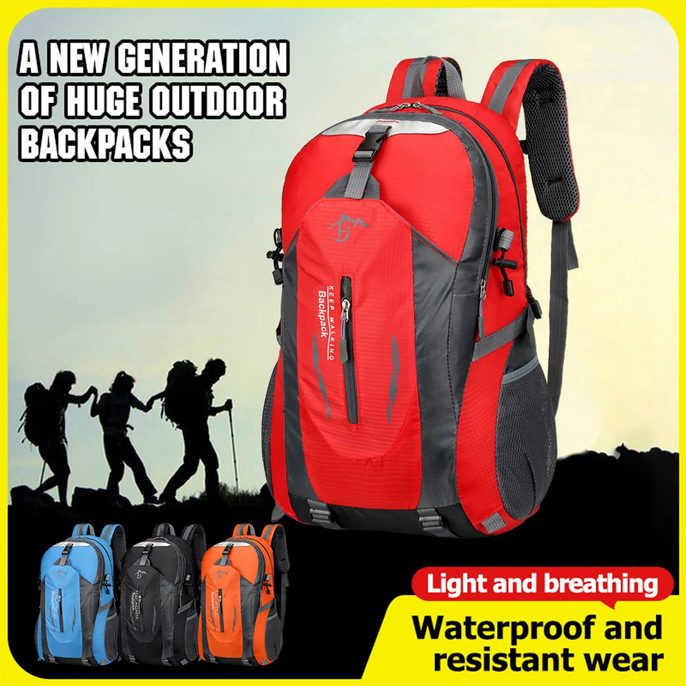 HikingBackpack40LWaterproofLightweightOutdoorHikingTrekking