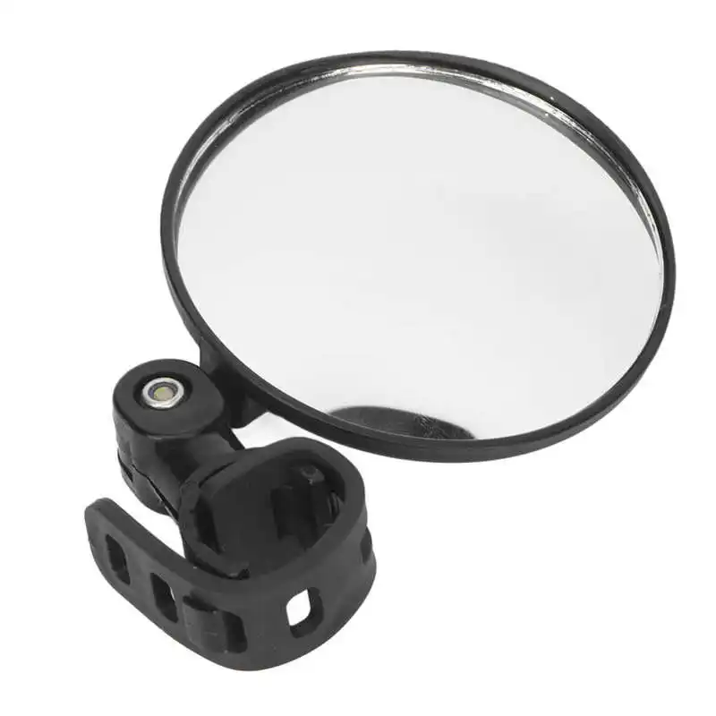 2pcs/set Bike Rear View Mirror 8cm Adjustable Wide Angle Round Scooter Rearview Mirror Universal for Wheelchair Bicycle 6