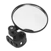 2pcs/set Bike Rear View Mirror 8cm Adjustable Wide Angle Round Scooter Rearview Mirror Universal for Wheelchair Bicycle 6