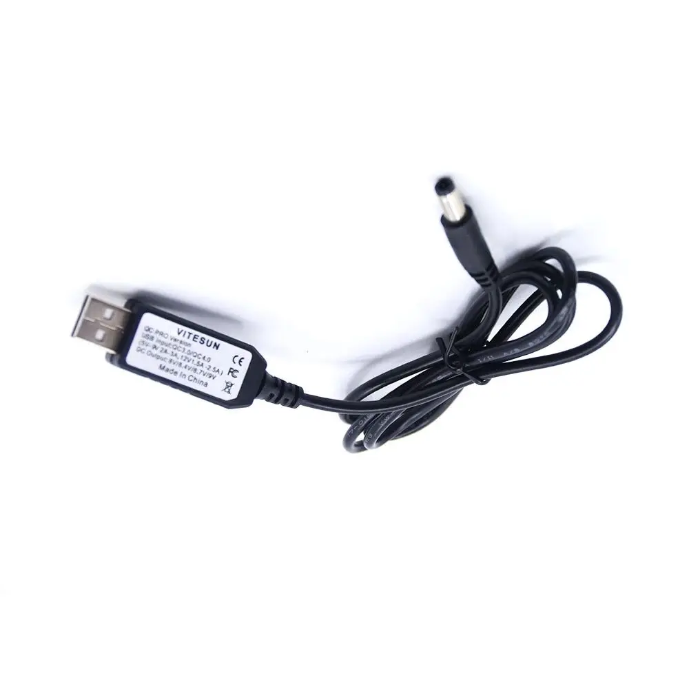 

Power Boost Line USB Cable 5V-12V QC 3.0 Adjustable Voltage Step Up 5.5x2.5mm For WiFi Router LED Strip 12V Device