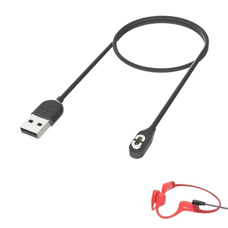 

USB Charger Power Cable For AfterShokz Aeropex AS800/AS810/AS803/ASC100SG OpenComm ASC100/C102 Shokz OpenRun Pro Mini Headphone