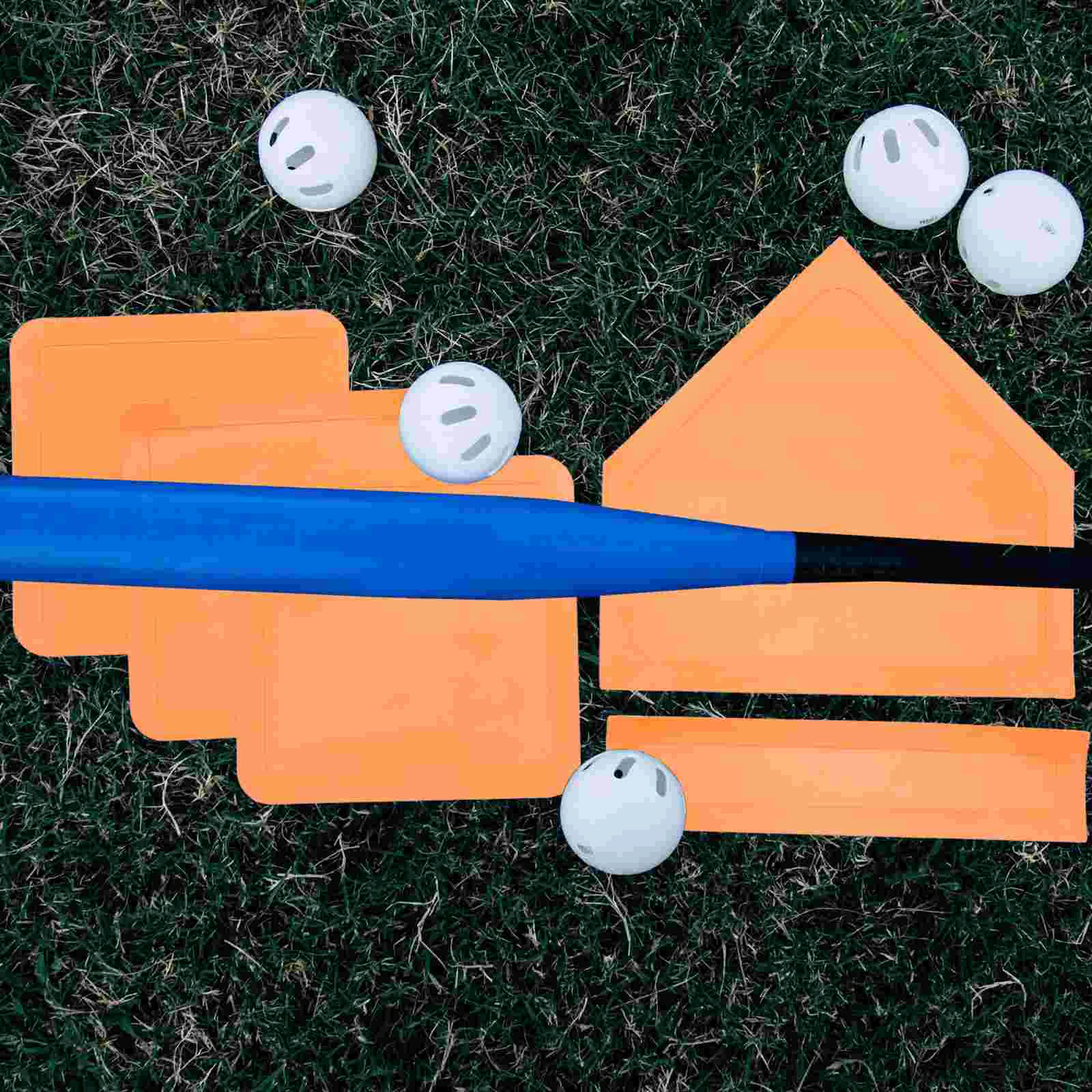Baseball Softball Mat Pitcher Rubber Plate for Training Teeball Non Slip Accessories Kickball Thrown down