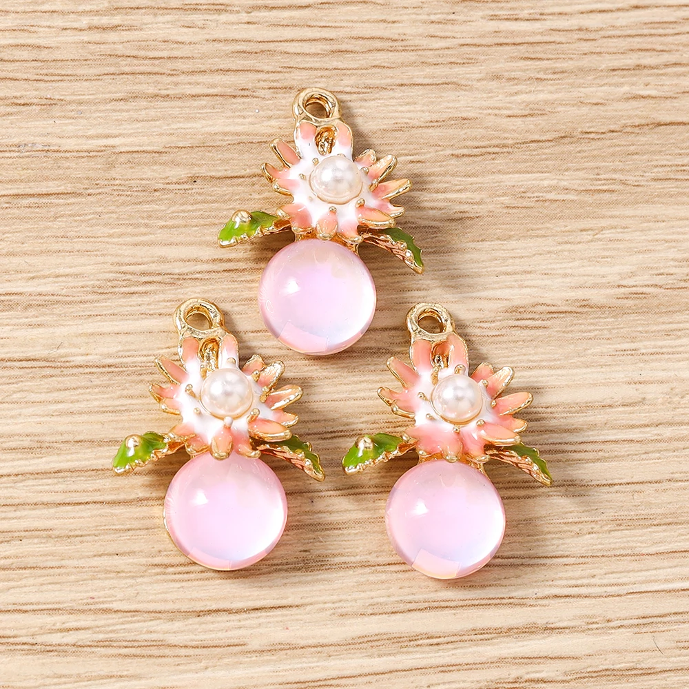 Tusember 10 Stück niedliche Kristall-Gänseblümchen-Blumen-Marienkäfer-Bienen-Anhänger für DIY-Ohrringe, Armbänder, Halsketten, handgefertigtes Kunsthandwerk – Detail 8