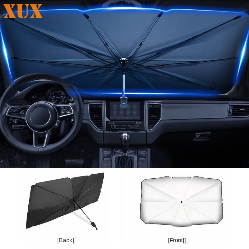 Parasol Car Front Windshield Sun Shade Umbrella Foldable Auto Sunshade