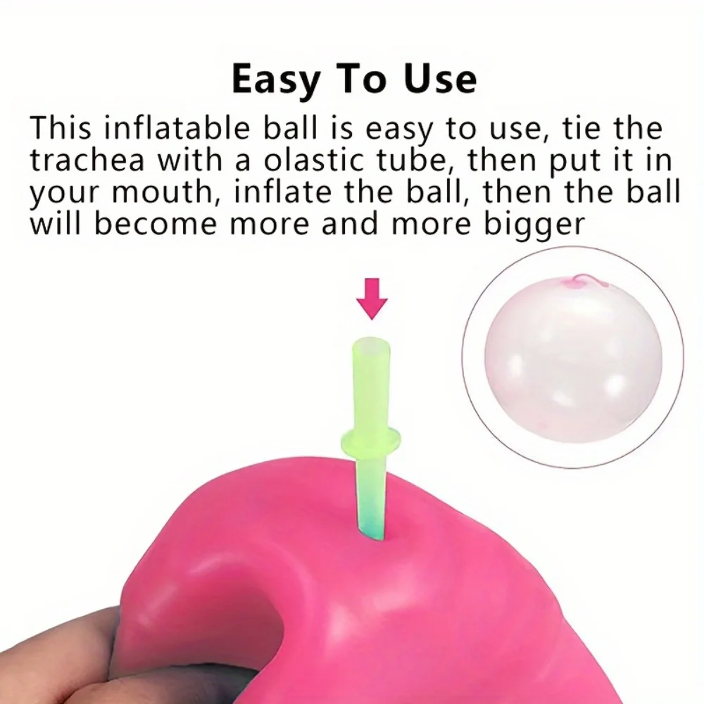 Hot-selling blowing balloons, bubble balls, transparent bubble balls,TPR blowing balloons and patting balls.play with water ball 3