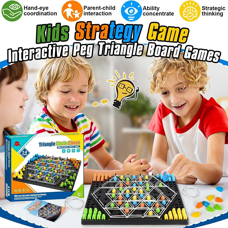 Chain Chess Desktop Games Family Gathering Parent Child Interactive Games Children's Logic Puzzle Toys 4