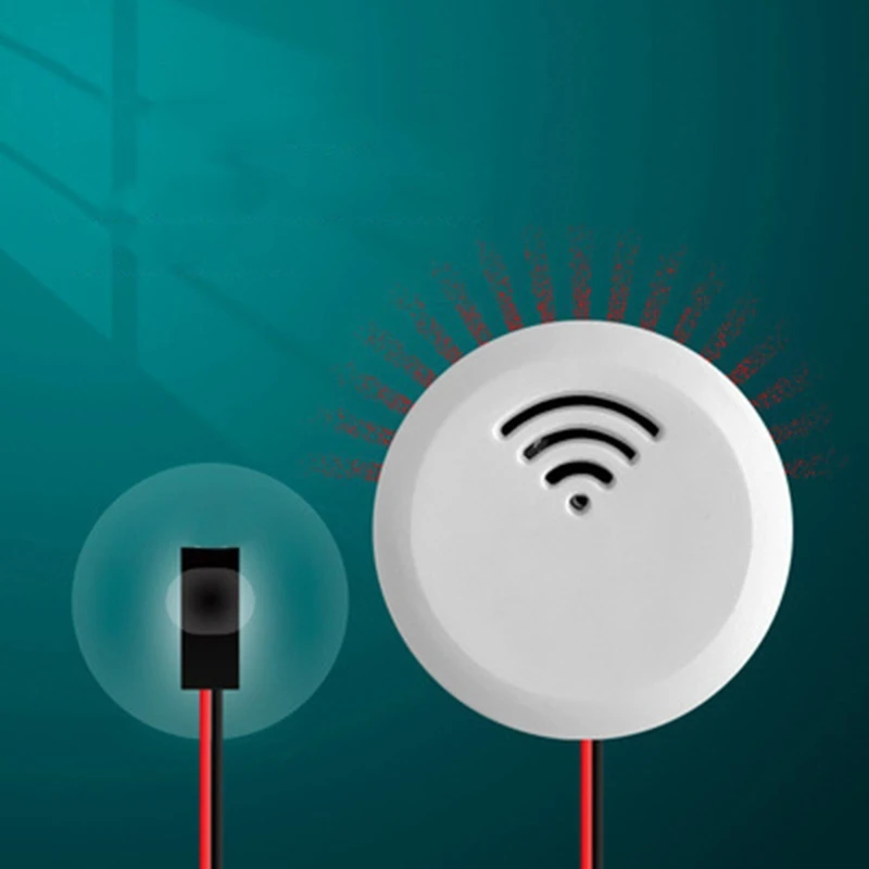 Water Level Sensor Water Leak Detector Alarms with Probe for Aquarium Fish for Tank Powered by Button Batteries