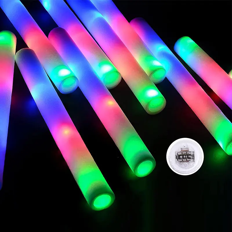 Foam Glow Stick Light up LED Flashing Foam Stick - China Glow Sticks and Glow  Stick price