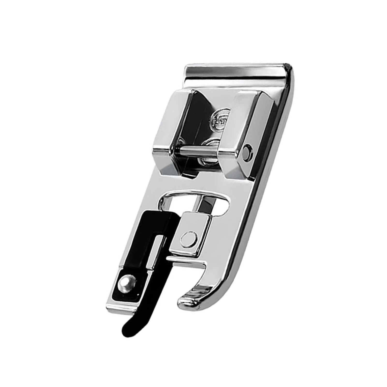 Enhanced Overlock Overcast Sewing Machine Presser Foot - Universal Low Shank Snap-On Accessory