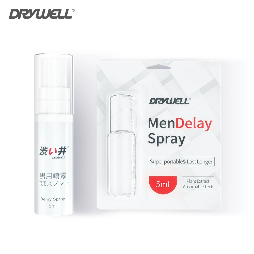 DRY WELL Sex Delay Spray Anti Premature Ejaculation for Men Natural Formula Products delay spray