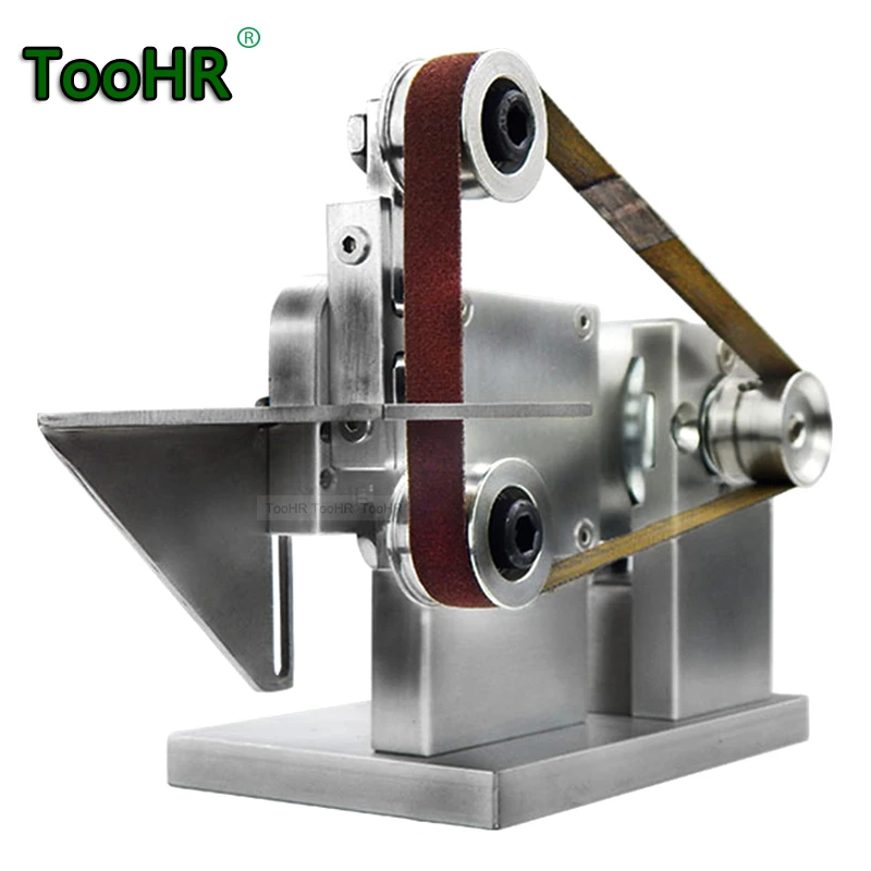 Diy Mini Belt Sander Edge Sharpener Sanding Machine Belts Adapter Polisher Kit Polishing