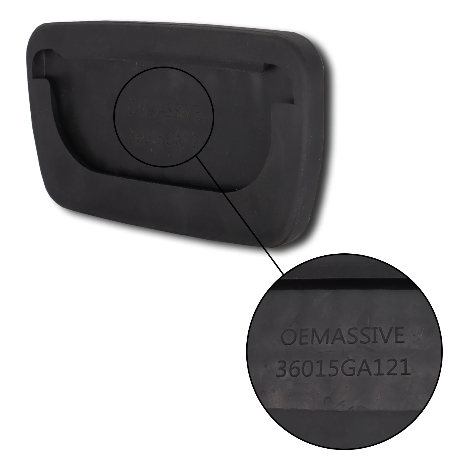 36015GA121 Brake Pads Brake Pedal Rubber Pad Anti-skid Pad Cover Black pedal cover For Subaru Forester Outback Legacy Impreza 02-15 Tribeca