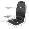 NEW Car Chair Body Massage Heat Mat Seat Cover Cushion Neck Pain Lumbar Support Pad With Remote Controls Neck Mat Back Massager 6