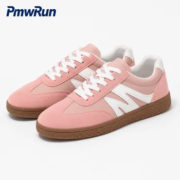 Trend Fashion Sport Shoes For Women PU Leather Waterproof Female Sneakers Anti-slippery Running Footwear For Boys Girls