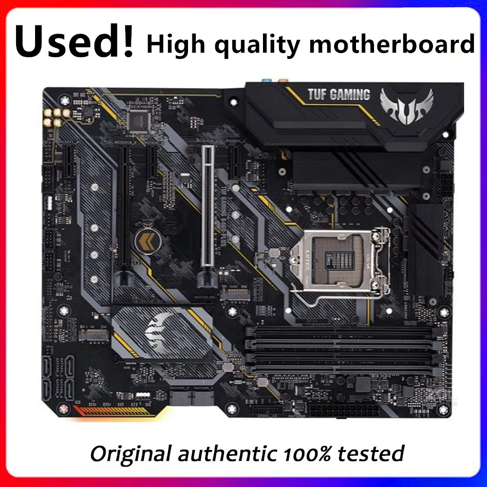 Per Tuf Gaming B460-Plus Originale Usato Desktop Intel B460 128Gb Ddr4 Scheda Madre Lga 1200 I7/I5/I3 Usb3.0 Sata3