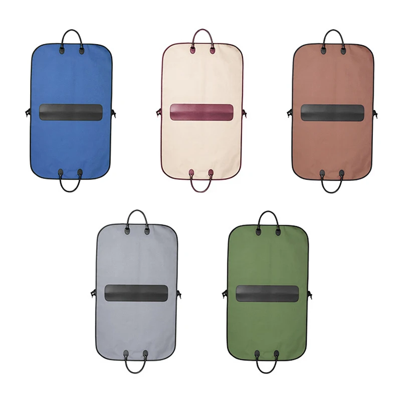 Luxury Oxford Cloth Garment Bag Zippered Closet Storage Organizer for Suits Dress Coat Clothes Carry Cover Business Travel Cover 6