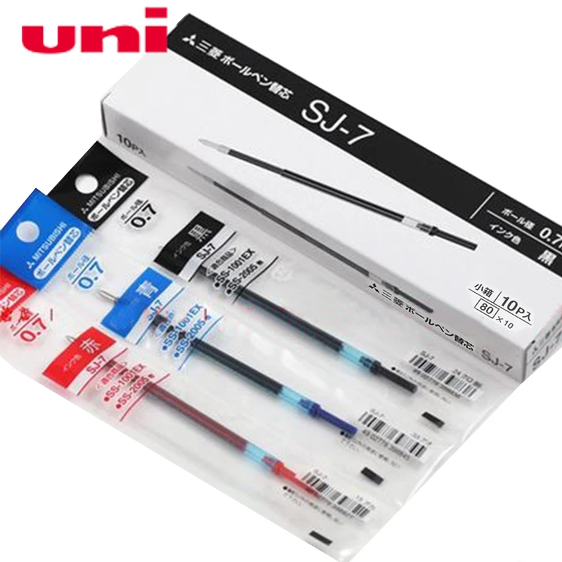 

10 Pcs/Lot Mitsubishi Uni SJ-7 Ballpoint Pen Refill Writing Supplies Office School Supplies wholesale
