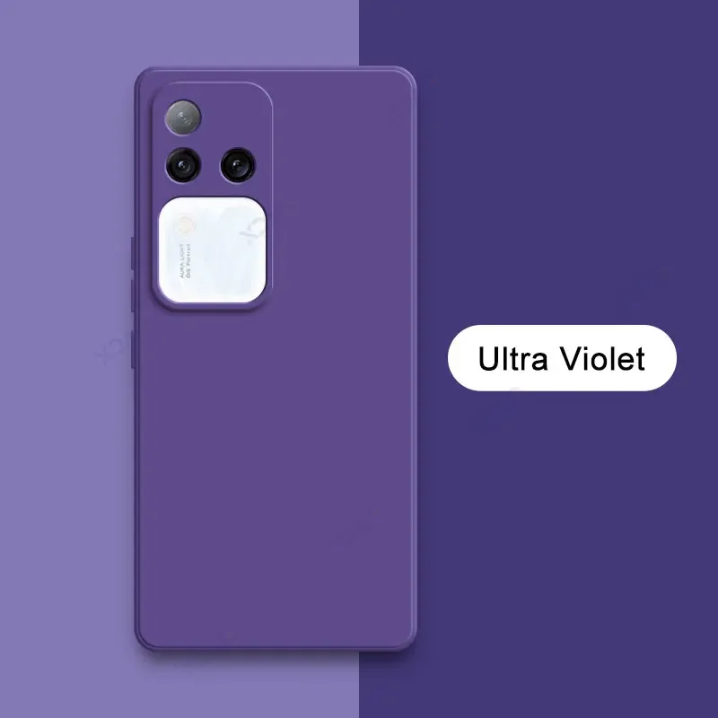Enhanced Liquid Silicone Full Protective Phone Case - Soft, 360-Degree Fall Prevention Mobile Cover