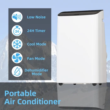 14000 Btu Air Conditioner Portable for Room Up to 750 Sq.Ft 24H Timer 3-In-1 Quiet Ac Unit As Cooler Dehumidifier Fan 2