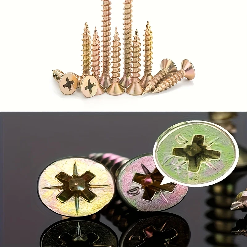 Stainless Steel Screws 210 cross shaped flat head self tapping screws self tapping wood screws woodworking metal screw