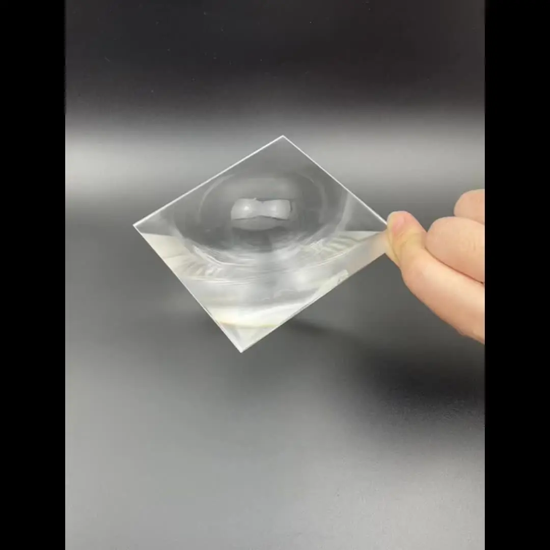 Lente Di Fresnel 255 Mm In PMMA - Lente D'Ingrandimento Piano, Concentratore Solare