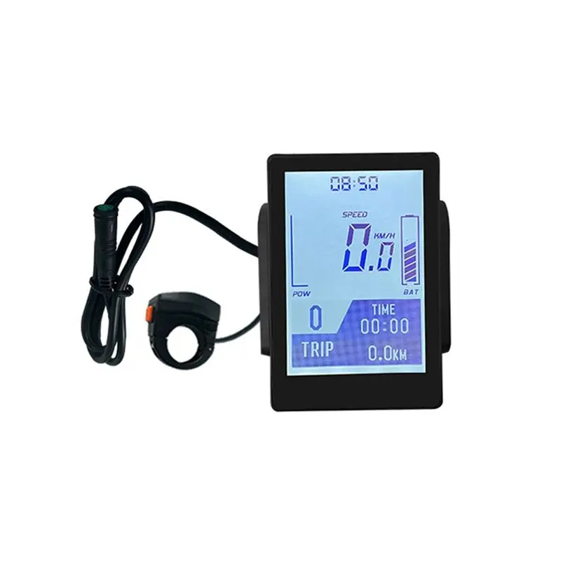 (AIMA) E-Bike 디스플레이 DS104 대형 화면 디스플레이 스크린 (바팡 미드 모터 BBS01 02 HD 디스플레이용) 전기 자전거 부품