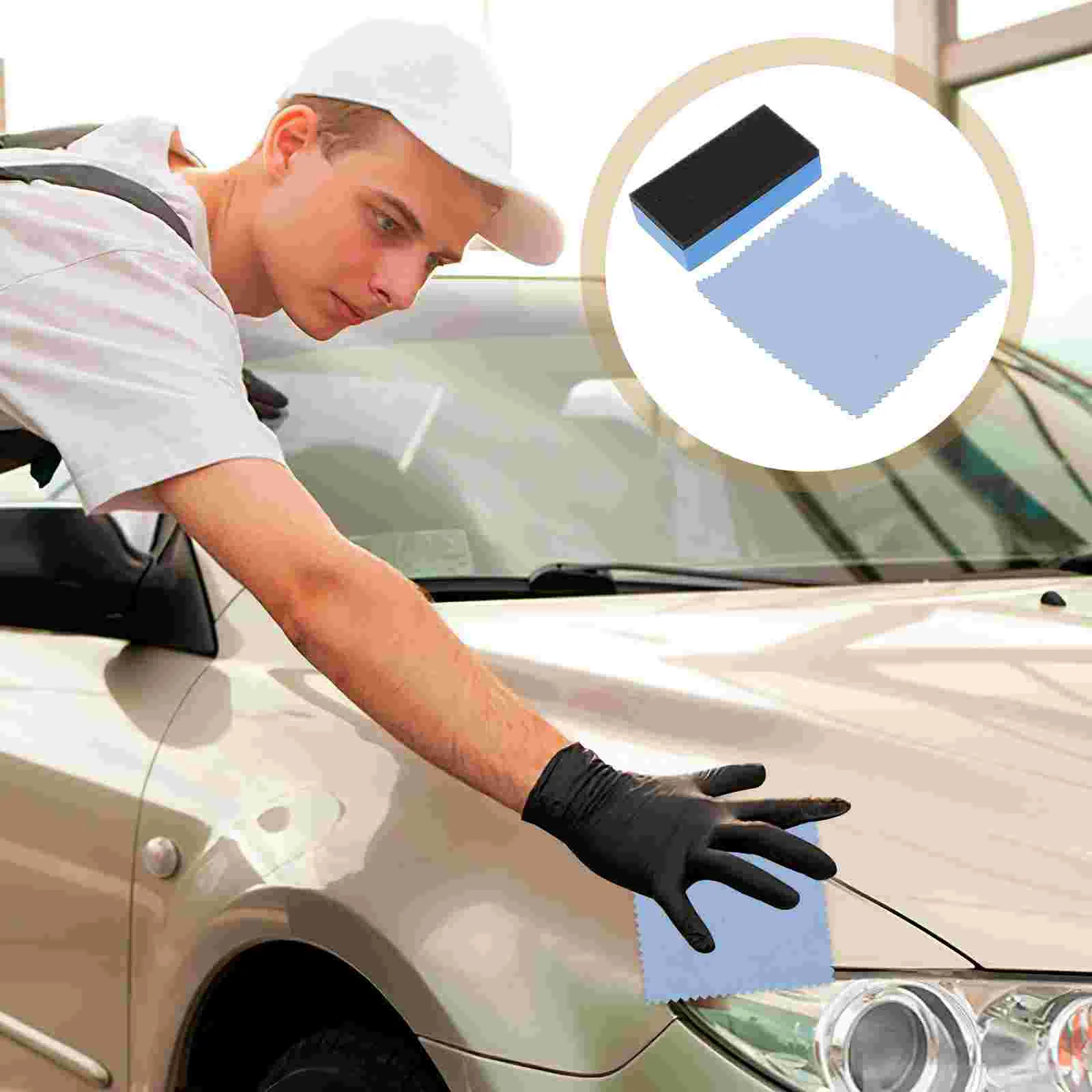 

Automotive Crystal Plating Tools Wax Applicator Pads Buffing for Cars Polishing