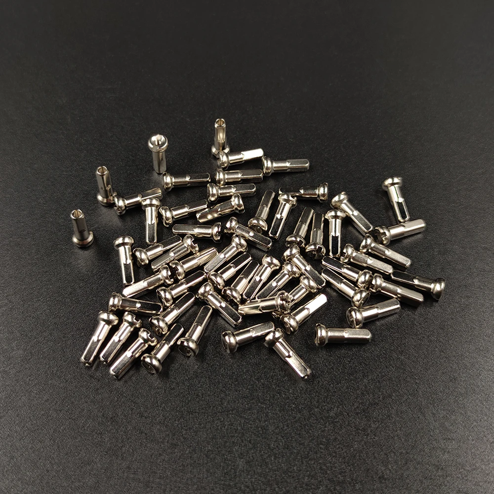 Pillar PB14 Round Head Brass Nipples 14G Gauge 12/14/16mm MTB Road Bike AM DH High Strength Spoke Nipple Black Silver 0.95g/PC