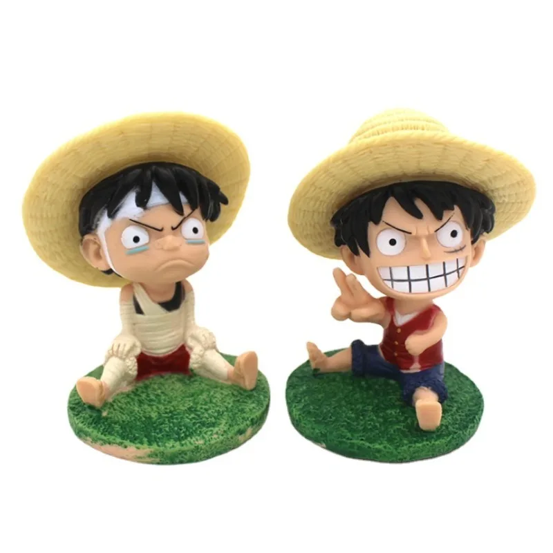 One Piece Anime Monkey D. Rufy Portgas> D * Ace Roronoa Zoro Pvc Action Figure Modello Da Collezione Decorazione Giocattolo Ornamenti Opp