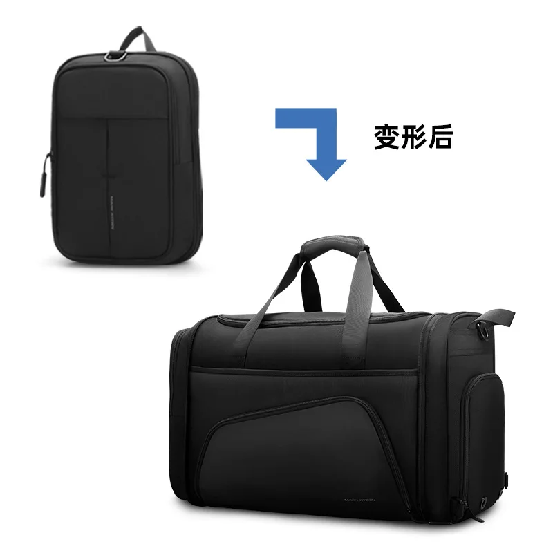 Foldable Duffle Gym Bag with Shoes Pouch for Men