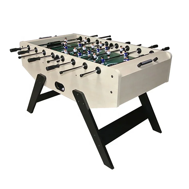factory direct 55 inch sale foosball game table, soccer game machine, football table with wood finish