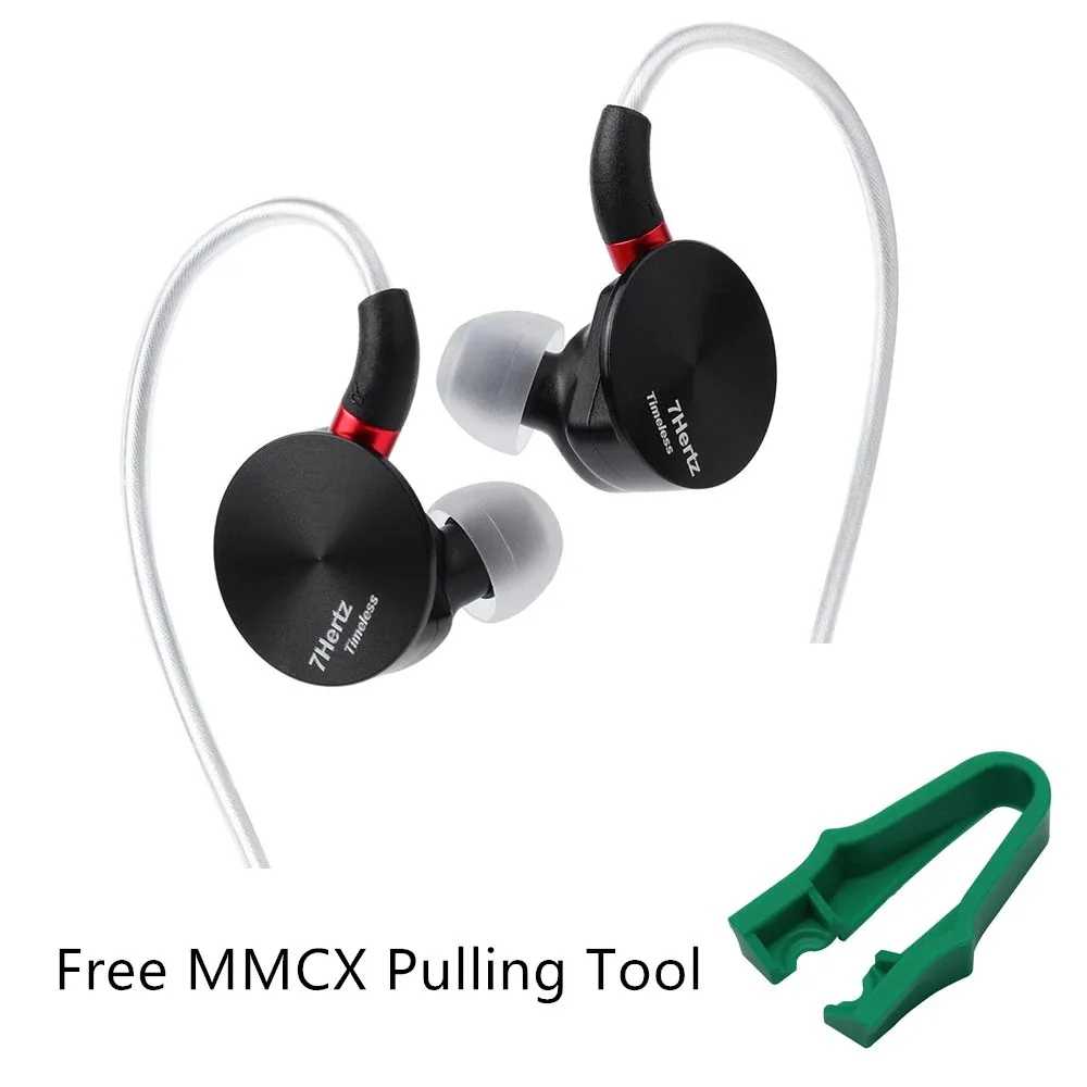 

7HZ Timeless 14.2mm Planar HiFi In Ear Earphone with CNC Aluminum Shell Detachable MMCX Cable Wired Music Headphone Monitor