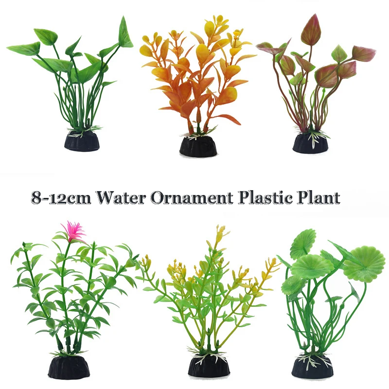 ArtificialGrassFishAquariumDecorationWaterPlasticPlantFishTank