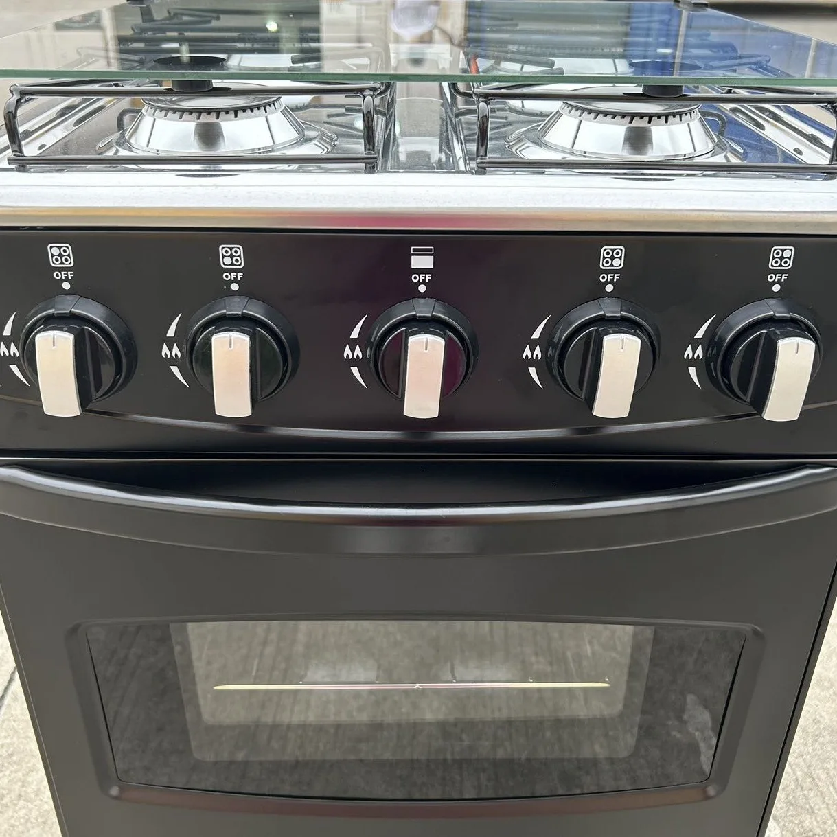 Cuisinière Gaz 4 Brûleurs — Four 50L · Gril · Convection · Inox Sc839c9bc34b14ac88fe2df688087f1f9n