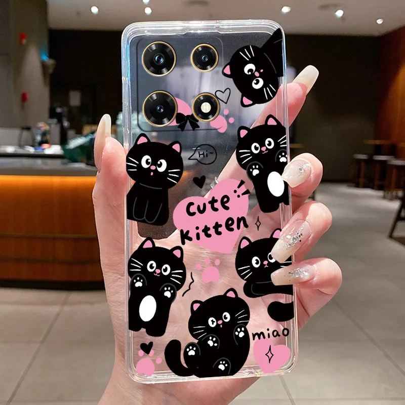 Floral Soft Silicone TPU Phone Case Bumper for Infinix Note 30 Series