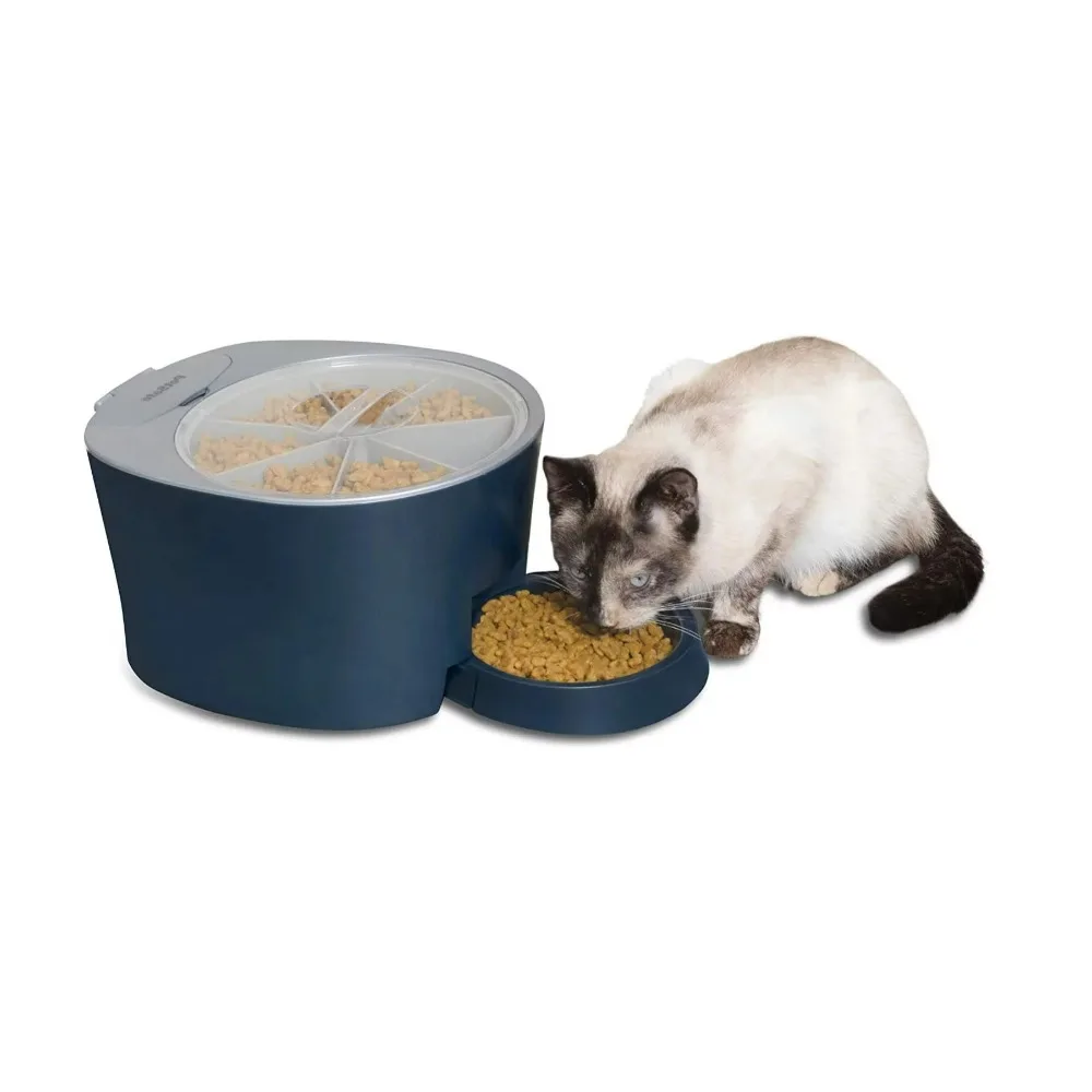 

PetSafe 6 Meal Pet Feeder, Automatic Cat & Dog Feeder, 6 Cup Capacity