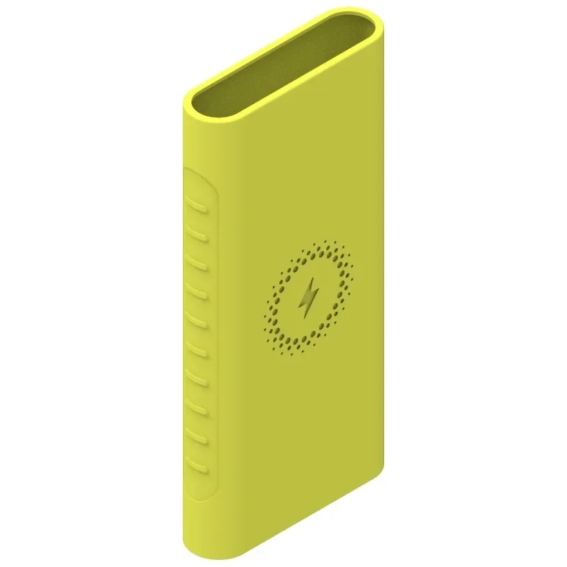 Power Bank Case 1Pc Color Soft Silicone Protective Cover for Xiaomi Wireless Power Bank 3 10000mAh Fast Charge Outdoor Anti fall