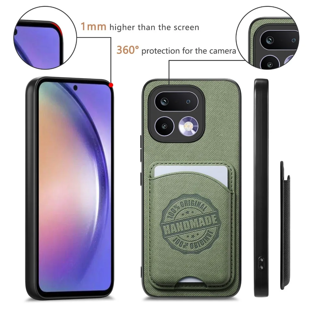 Luxury 2-in-1 Detachable Magnet Card Case with Logo Cover