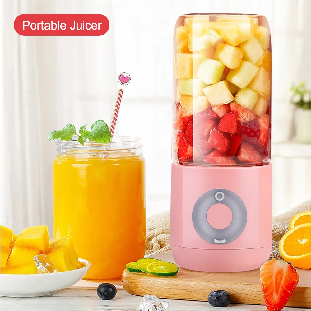 500ML Portable Blender Juicer Cup USB Smoothies Fruit Mixer Machine Jet  Squeezer