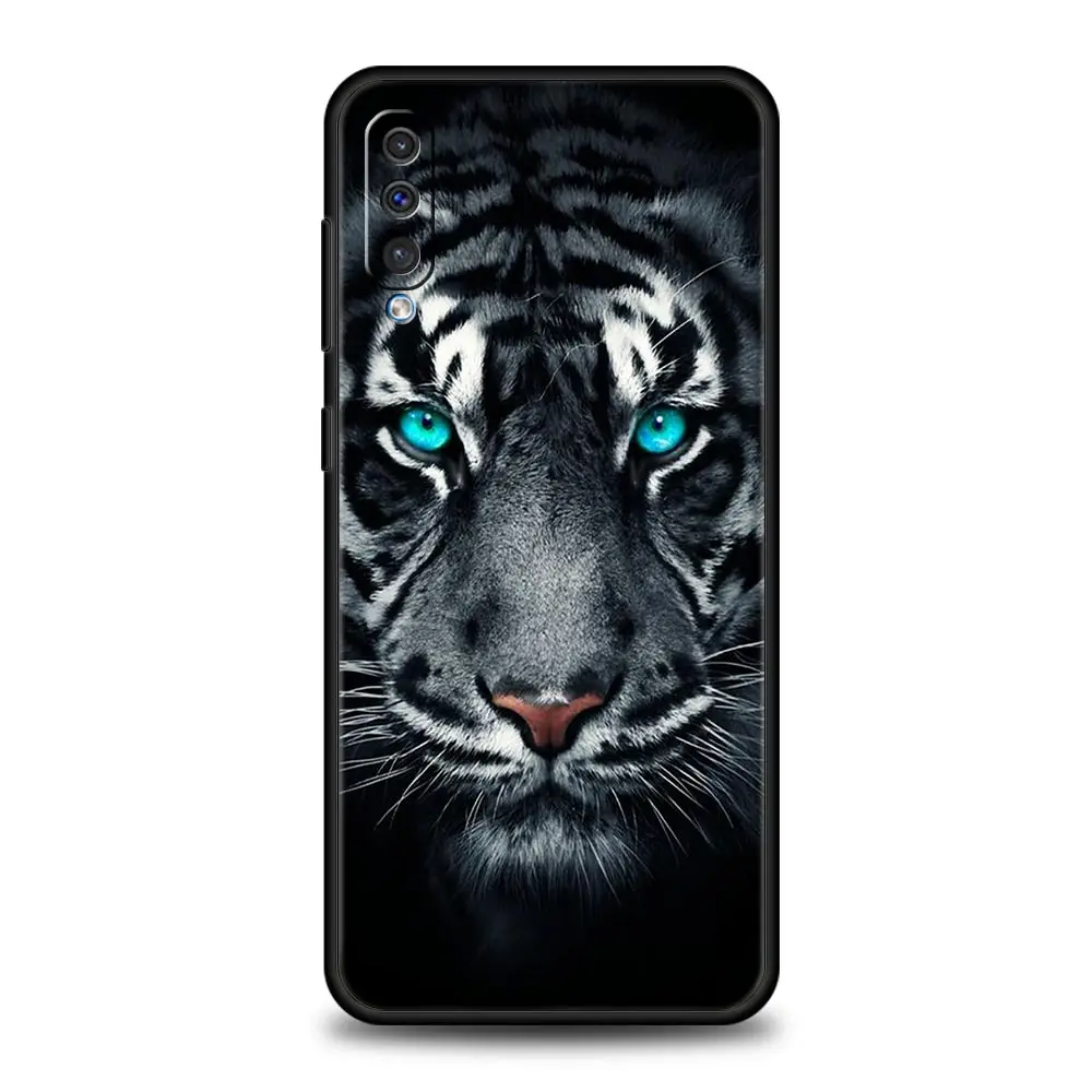 Fierce Lion Tiger King Silicone Phone Case Cover
