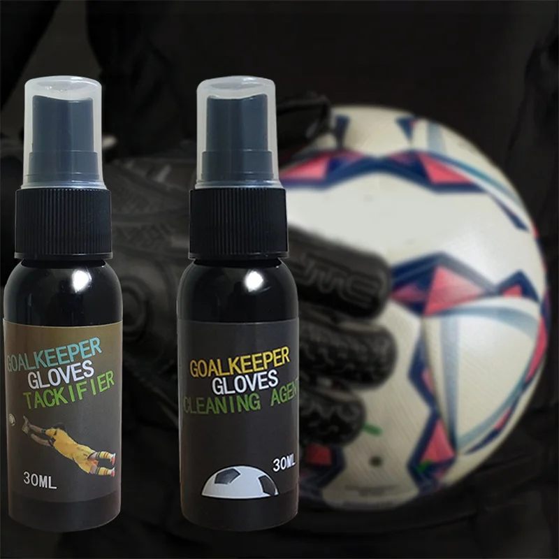 30ml Goalkeeper Glove Baseball Replacement Glove Glue Football Grip Spray for Goalkeeping Soccer Gloves Non-slip Enhanced Sticky