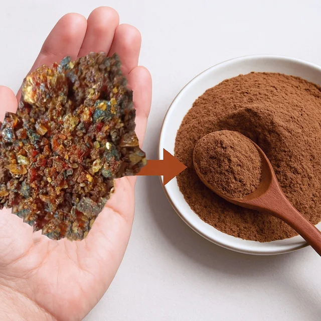 Sacred Commiphora Myrrha Wicca 100% راتنج المر الطبيعي مسحوق البخور عطر منزلي عالي الجودة للتأمل والعلاج 1