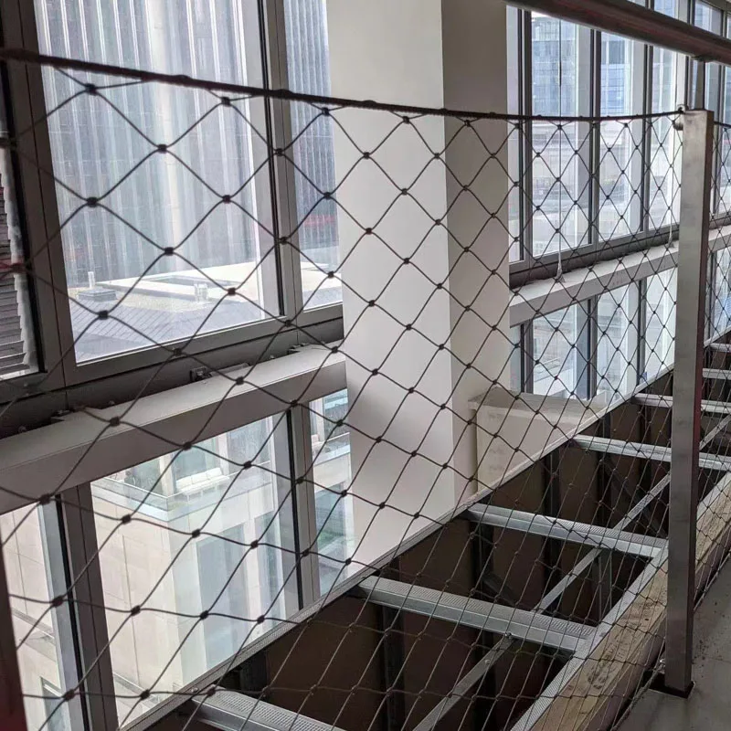 Ferrule Cable Mesh with Flexible Stainless Steel Rope Safety Netting 2.0 MM