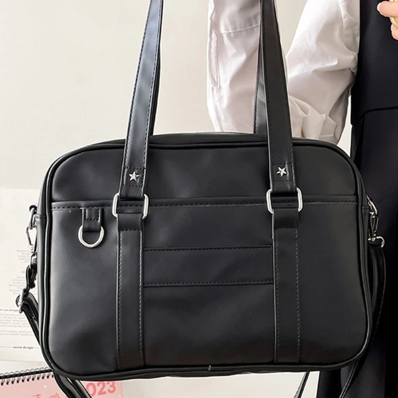 Large Capacity Shoulder Bag Crossbody Bags PU Leather Harajuku Handbag for Women