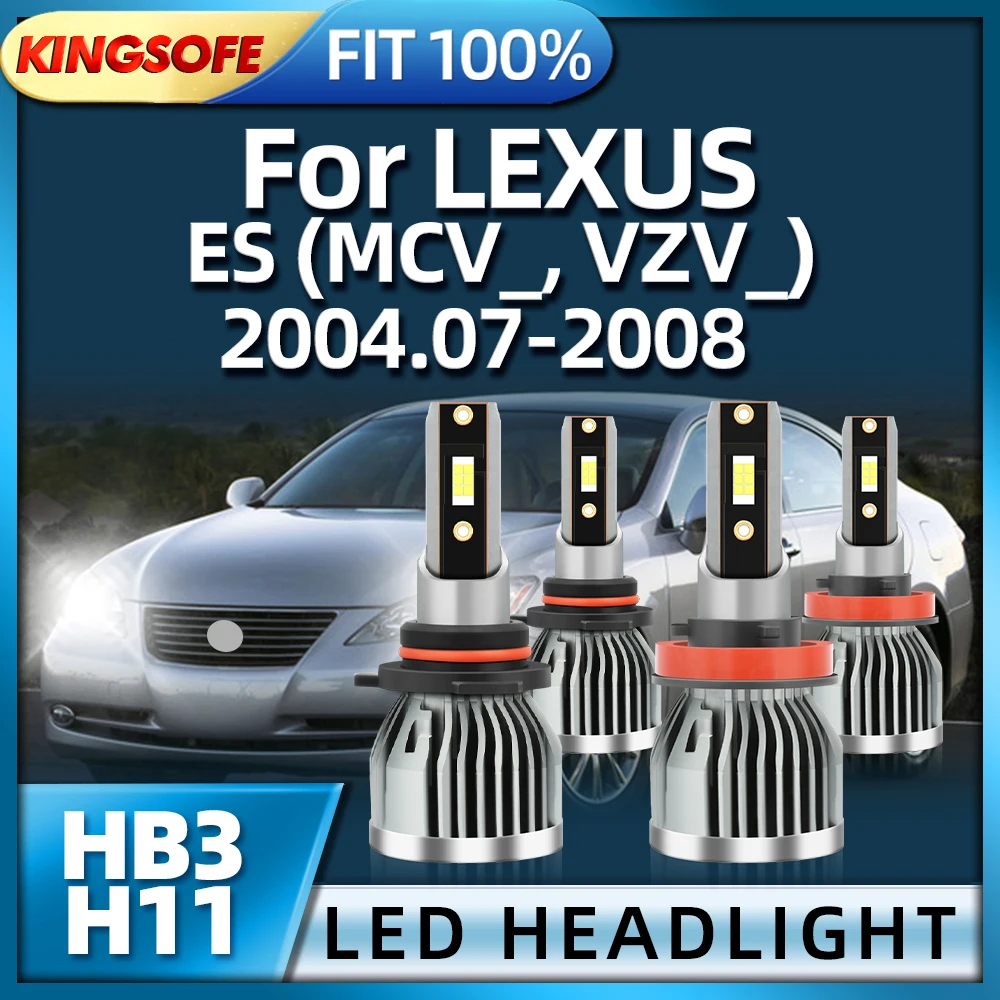 

Roadsun 9005 HB3 LED Headlight Bulbs H11 Car Light 500% Times Brighter 6000K White For LEXUS ES 2004 2005 2006 2007 2008