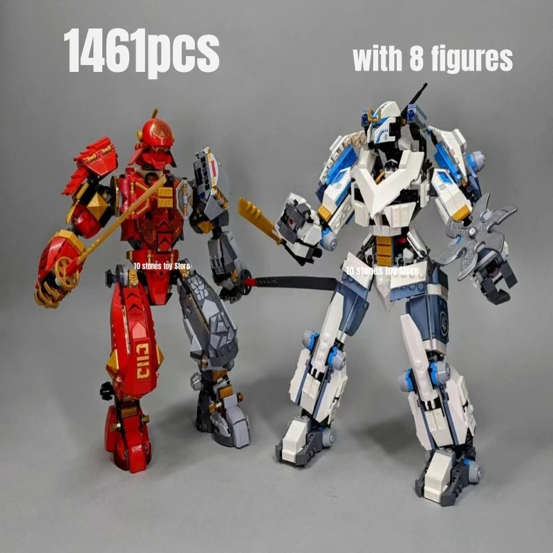 1461Pcs Titan Stone Meches Battle Building Blocks Set Di Modelli Fit 71738 71720 Mattoni Assemblati Giocattoli Per Bambini Regali Di Natale Di Complea