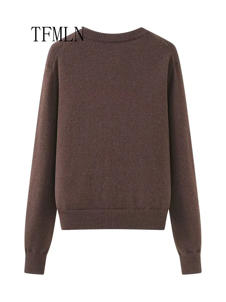 Causal Women's O-neck Cardigan Argyle Design Single Breasted Sweater Preppy Style Long Sleeve Cardigan Autumn Winter Clothes